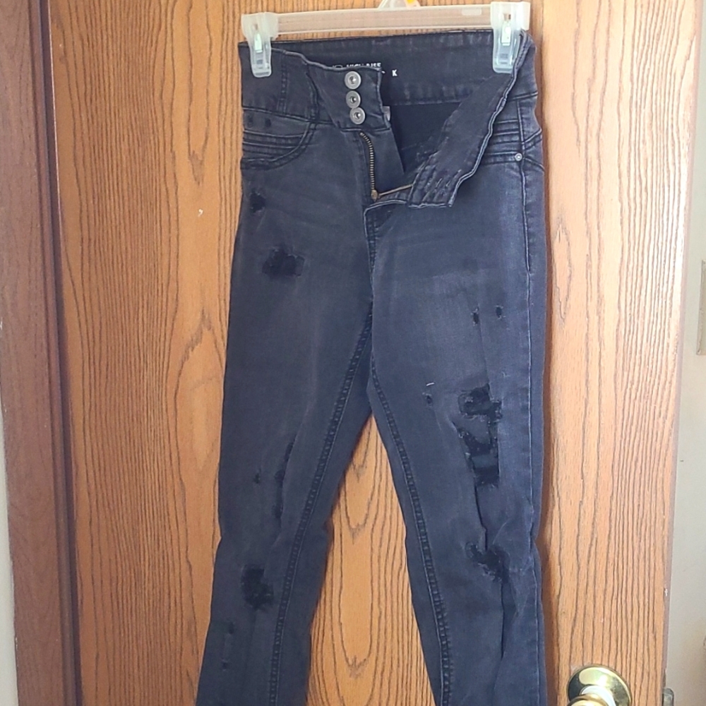 Black stretch jeans